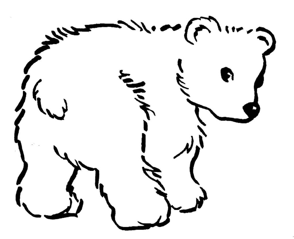 Dibujos de osos faciles para colorear y dibujar ? 
